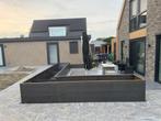 Cortenstaal plantenbakken extra lang, Tuin en Terras, Ophalen, Zo goed als nieuw, Rond, Minder dan 60 cm