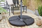 Verzwaringstegels voor Hangende Parasol | Zwart, Online, Nieuw, Ophalen of Verzenden, Parasolvoet