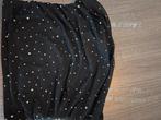 Leuk glitter topje, Zwart, Ophalen of Verzenden, Zo goed als nieuw, Maat 36 (S)