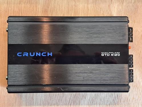 Crunch 4kanaals versterker GTO 4120 MICRO, Auto diversen, Autospeakers, Gebruikt, Ophalen of Verzenden