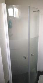 Douchecabine kwartrond, 90x90, 190 cm hoog, Ophalen, Gebruikt, Glas, Douche