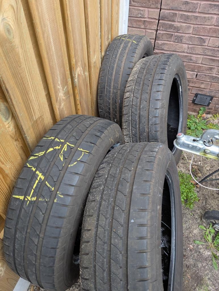 4x Goodyear efficintgrip195x60r16, Ophalen of Verzenden, Gebruikt