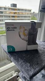 Set van 2 gin tonic glazen NIEUW, Ophalen, Glas of Glazen, Nieuw, Glas
