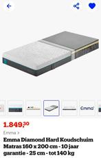 Emma Diamond Hard Matras 160x200 - ZGAN!, Ophalen, Zo goed als nieuw, Tweepersoons, 160 cm