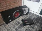 Subwoofers en versterker, Auto diversen, Autospeakers, Ophalen of Verzenden, Gebruikt