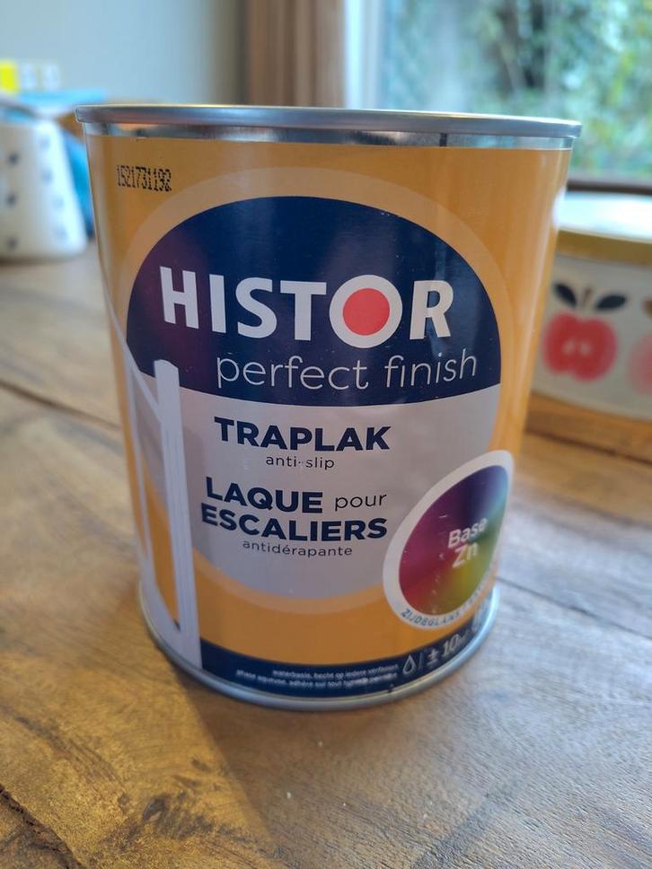 Histor Perfect Finish Traplak Nieuw, Doe-het-zelf en Verbouw, Verf, Beits en Lak, Nieuw, Lak, Minder dan 5 liter, Overige kleuren