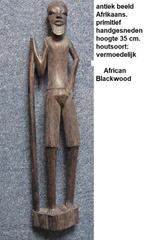 antiek Afrikaans beeld, African Blackwood,. 35 cm. hoog, Ophalen of Verzenden, Zo goed als nieuw, Mens