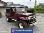Toyota Land Cruiser FJ45 Pick-Up | 1975 | Route 66 Auctions, Auto's, Oldtimers, Overige carrosserieën, Zwart, Bedrijf, Handgeschakeld