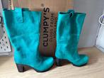 Clumpy's Roos Capri Laarzen Turqouise Maat 39, Hoge laarzen, Geel, Clumpy's, Ophalen of Verzenden