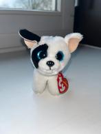 TY Beanie Boo’s knuffel sleutelhanger hond Marcel 10 cm, Ophalen of Verzenden, Zo goed als nieuw, Hond
