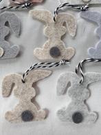 Paashaasjes grijstinten wolvilt 10 stuks nieuw, Diversen, Pasen, Ophalen of Verzenden, Nieuw