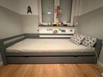 Eenpersoonsbed met uitschuifbaar extra bed, Ophalen, 85 tot 100 cm, Gebruikt, Lattenbodem