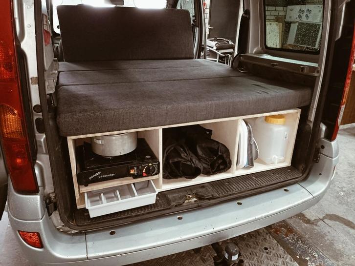 inbouwset, inbouwboxen, mini camper, minicamper, kangoo, Caravans en Kamperen, Camper-accessoires, Nieuw, Ophalen