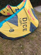Duotone Dice sls 8m, Ophalen, 8 m², Geen board, Zo goed als nieuw