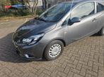Opel Corsa 1.2 16V 3D 2015 Grijs, Auto's, Voorwielaandrijving, Stof, Zwart, 1229 cc