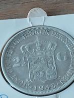 Rijksdaalder Wilhelmina 1943, Postzegels en Munten, Munten | Nederland, Zilver, Ophalen of Verzenden, Koningin Wilhelmina, Losse munt