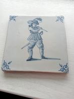 Antiek Delfts blauw tegeltje, Ophalen of Verzenden