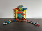 Hot Wheels Car Wash met 22 hot wheels auto's, Ophalen, Zo goed als nieuw, Handmatig, Hot Wheels