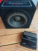 Subwoofer met versterker - Excalibur, Auto diversen, Autospeakers, Ophalen, Gebruikt