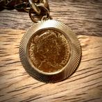 Gouden Vijfje Wilhelmina 1912 in hanger, Postzegels en Munten, Ophalen, 5 gulden, Goud, Koningin Wilhelmina