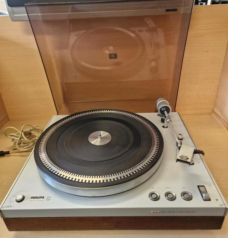 Philips GA212 Platenspeler Turntable - As is, Audio, Tv en Foto, Platenspelers, Gebruikt, Platenspeler, Philips, Ophalen of Verzenden