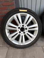 Wielen met winterbanden (Mercedes), Auto-onderdelen, Banden en Velgen, Gebruikt, Banden en Velgen, 17 inch, Personenwagen