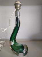 glas design lampvoet vintage, Minder dan 50 cm, Glas, Gebruikt, Ophalen of Verzenden