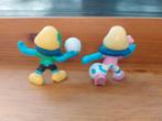 Mcdonalds smurfen smurfin volleybal en voetbal, Verzamelen, Smurfen, Ophalen of Verzenden