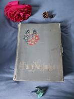 1898 Antiek Oranje-Nassau Galerij -boek-doos-album 120platen, Ophalen, Gebruikt, Nederland, Kaart, Foto of Prent