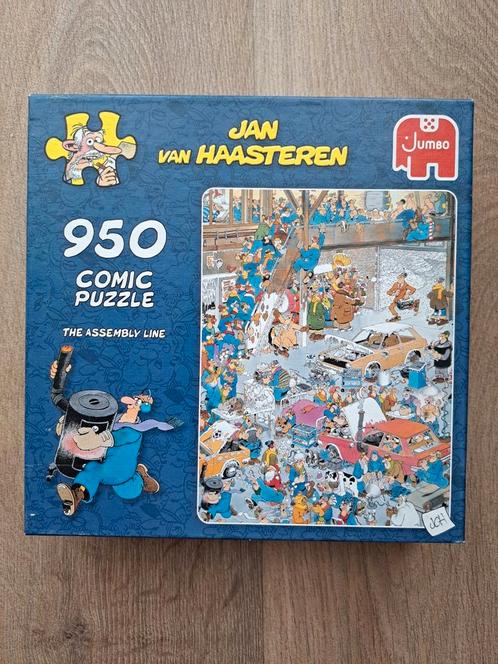 Jan van Haasteren - The Assembly Line 950 stukjes Jumbo, Hobby en Vrije tijd, Denksport en Puzzels, Zo goed als nieuw, Legpuzzel