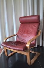 Faux leren fauteuil van ikea izgst, Huis en Inrichting, Ophalen of Verzenden, Zo goed als nieuw, 50 tot 75 cm, Leer