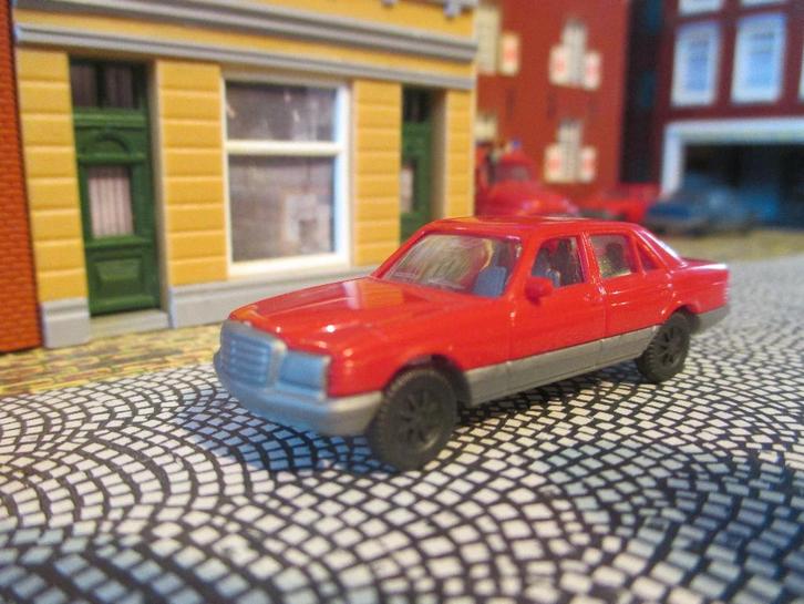 Mercedes Benz W126 S-Klasse 280 / 350 / 500 SE - Fleischmann, Hobby en Vrije tijd, Modelauto's | 1:87, Gebruikt, Auto, Efsi, Ophalen of Verzenden