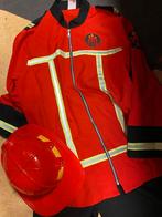 4 brandweermannen pakken en 5 helmen., Ophalen of Verzenden, Gedragen, Maat 56/58 (XL), Carnaval