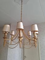 Vintage Kroonluchter met Wandlamp Set, Ophalen, Gebruikt, Metaal, Klassiek