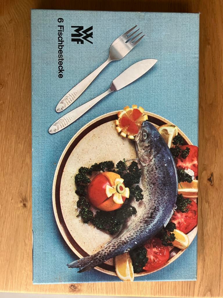 Visbestek 12 delig, Ophalen of Verzenden, Zo goed als nieuw, Rvs of Chroom, Bestekset