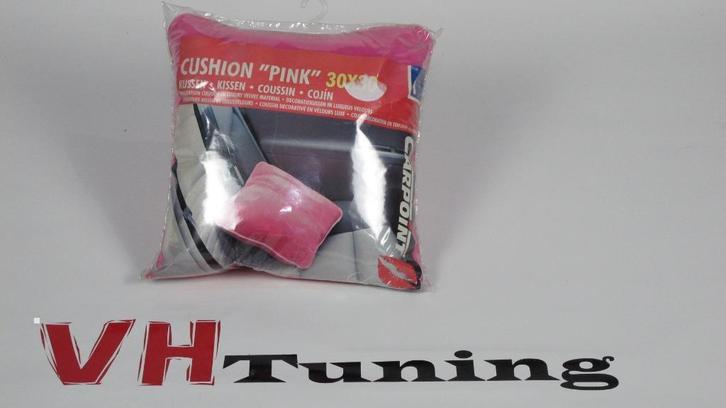 Carpoint 0523271 roze kussen 30x30 CM, Auto diversen, Auto-accessoires, Nieuw, Ophalen of Verzenden