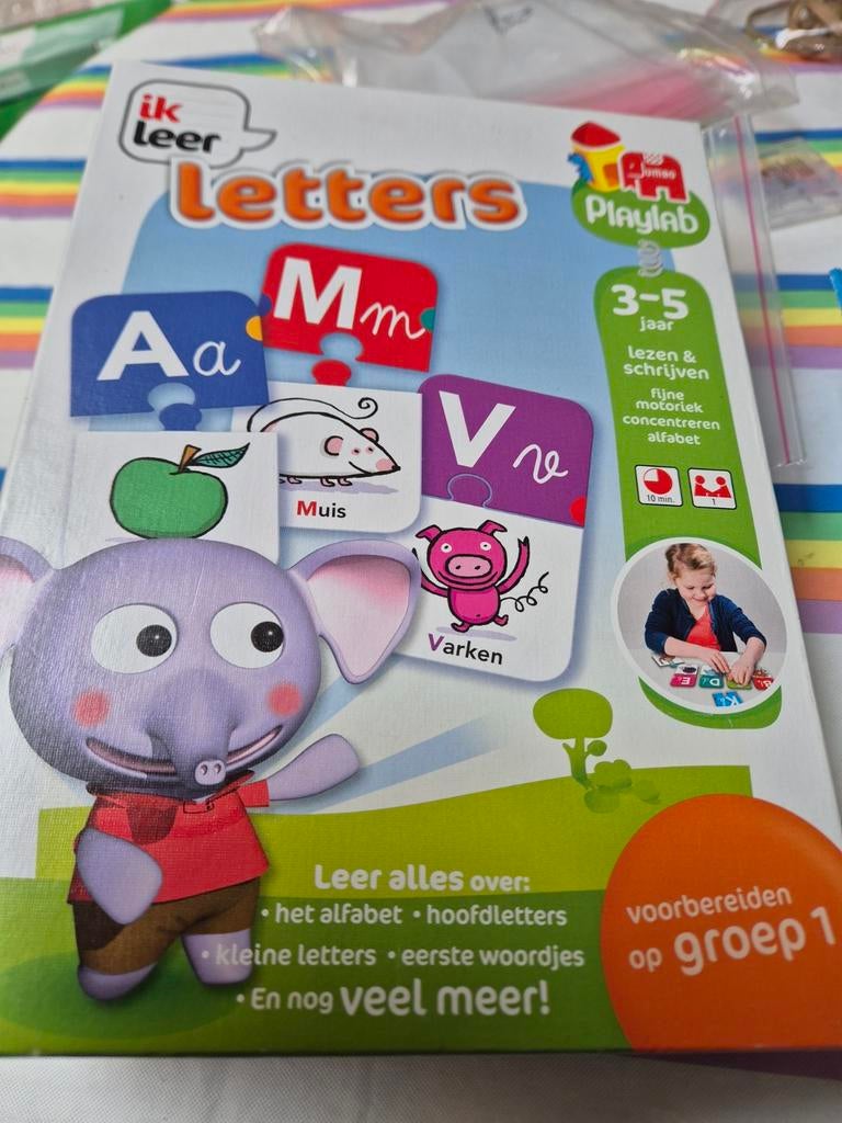 Ik leer Letters - Jumbo Playlab, Ophalen, Zo goed als nieuw, Taal en Lezen