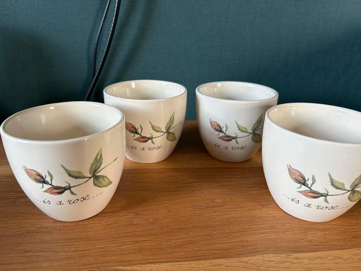 Jet ter Steege A Rose is a Rose kom of mok zonder oor, Huis en Inrichting, Keuken | Servies, Nieuw, Kom(men), Overige stijlen