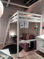 IKEA Hoogslaper 140x200 met matras en topper, Ophalen, Hoogslaper, 160 tot 180 cm, 140 cm