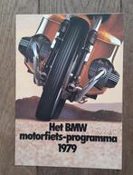 Mooie folder BMW motorfiets-programma 1979, Ophalen of Verzenden, BMW