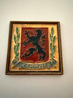 Cloisonne Wapentegel Porceleyne Fles - Zierikzee, Ophalen of Verzenden