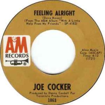 Joe Cocker ‎– Feeling Alright Originele Single Nieuw. beschikbaar voor biedingen
