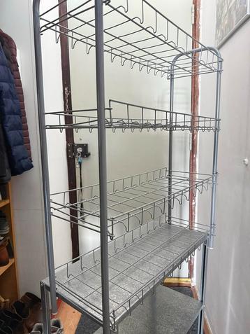 Metalen Schoenenrek - 4 Niveaus beschikbaar voor biedingen