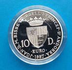 Andorra 10 Dinar Euro 1997 - Verdrag van Rome, Postzegels en Munten, Penningen en Medailles, Zilver, Buitenland, Verzenden
