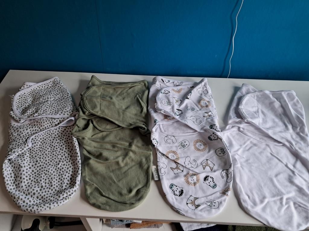 Meyco Inbakerdoeken - 4 stuks - Nieuw, Ophalen of Verzenden, Nieuw, Minder dan 70 cm, Bakerzak of Bakerdoek