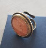 Nature bronzen ring aanpasbaar, Sieraden, Tassen en Uiterlijk, Ringen, Overige materialen, Nieuw, Oranje, Ophalen of Verzenden