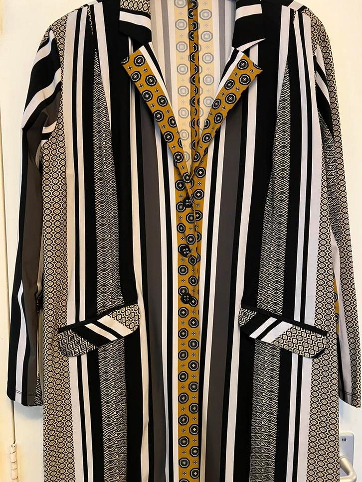 Long Blazer Plus Basics maat 46, Kleding | Dames, Grote Maten, Zo goed als nieuw, Jasje of Colbert, Zwart, Ophalen of Verzenden