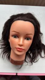 Kappers oefenhoofd 100% echthaar, Ophalen of Verzenden, Nieuw, Pruik of Haarverlenging