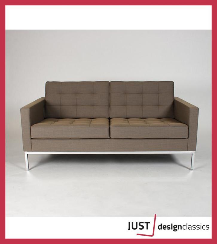 Florence Knoll 2-Zits Sofa Brons Kvadrat, Huis en Inrichting, Fauteuils, Zo goed als nieuw