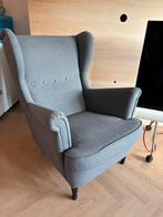IKEA Strandmon Fauteuil - Grijs, Ophalen, Gebruikt, Stof, 75 tot 100 cm